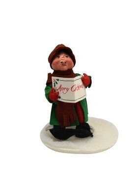 Annalee Singing Caroler Doll Figurine 1992 Christmas 7'